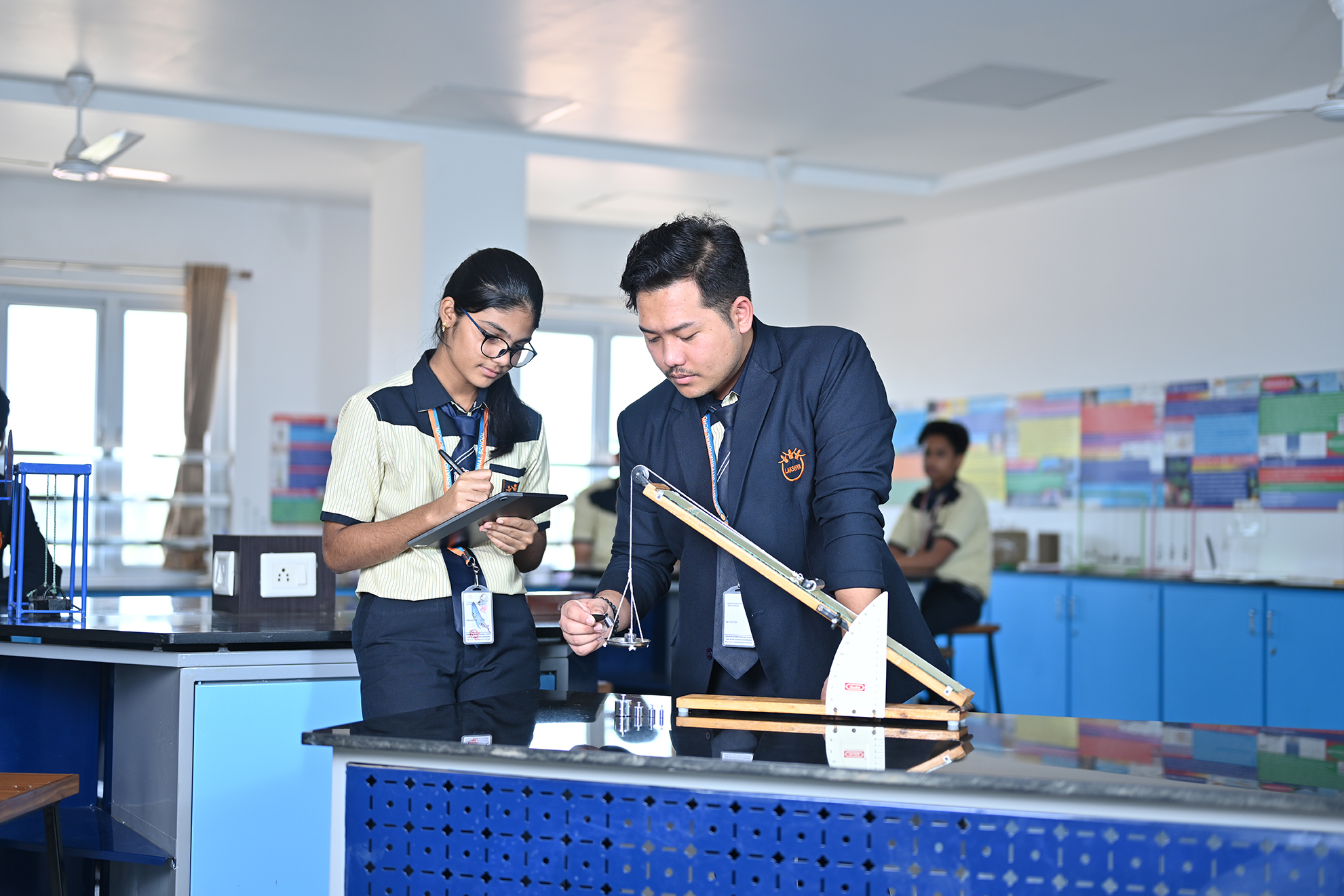 Modern school laboratory